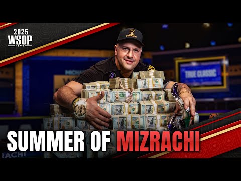 Mizrachi podczas WSOP 2025 Main Event