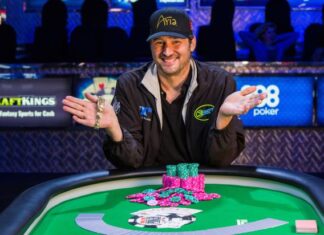 Phill Hellmuth podczas rozgrywek WSOP