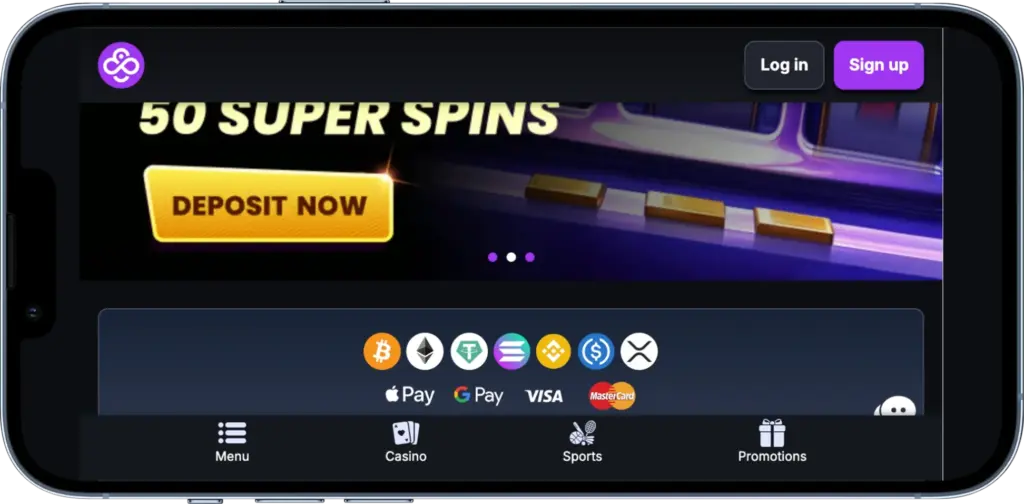 CoinCasino - telegramowe kasyno na kryptowaluty - strona główna