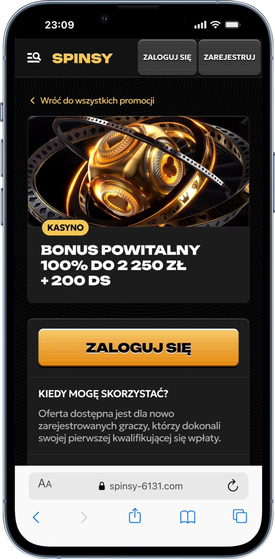 Najlepsze kasyno online: strona główna Spinsy