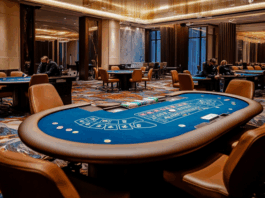 pokerowe turnieje w Europie 2026 stół do pokera na sali