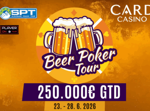 Beer Poker Tour z pulą 250 000 EUR GTD w Card Casino SK
