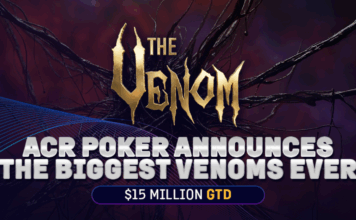 ACR Poker ogłasza największe Venom w historii – 15 mln USD gwarantowane