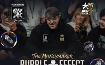 ACR Poker przekuwa bolesne odpadnięcie Moneymakera w unikalny turniej za 0,10 USD acr poker turniej bubble