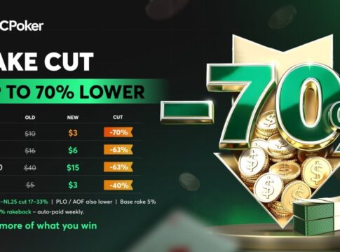 BCPoker przypomina o strukturze rake i notuje wzrost płynności