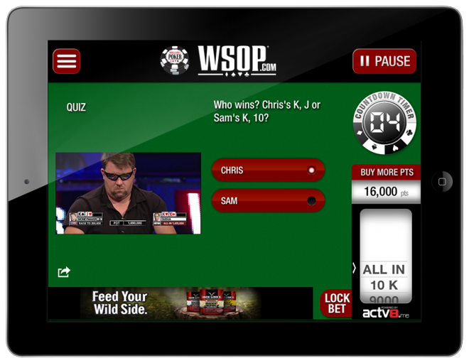 WSOP auf ESPN Sei interaktiv mit von der Partie! Hochgepokert