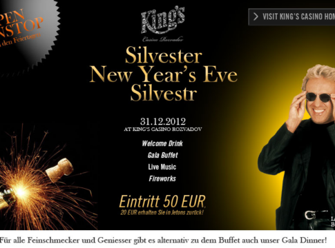 King’s Casino: Die große Silvester Party inklusive Three King’s Super Deepstack