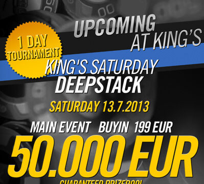 King’s Casino: Heute beginnt das Deepstack Wochenende
