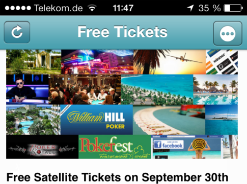 Mit der CPT-App Tickets zur „Caribbean Poker Tour“ gewinnen