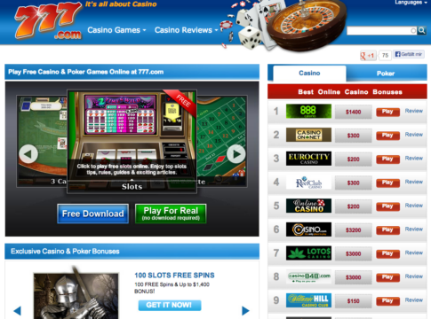 777.com – Jetzt die besten Casino-Angebote abstauben