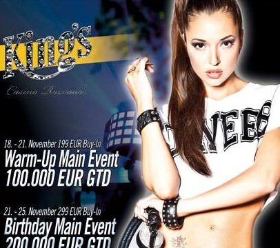 King’s Casino: €300.000 garantierter Preispool bei der Birthday Tournament Week