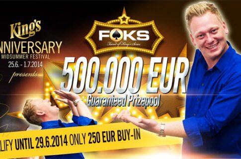 Heute im King’s Casino: 50.000 Euro Preispool im Saturdays Deepstack und 500.000 Euro bei der FOKS!