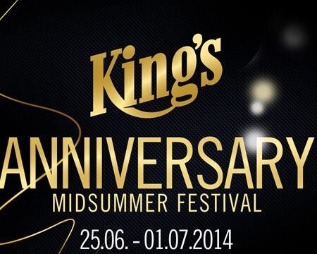 Das darf kein Pokerfan verpassen: Das King’s Anniversary Midsummer Festival mit Megaparty am Samstag!
