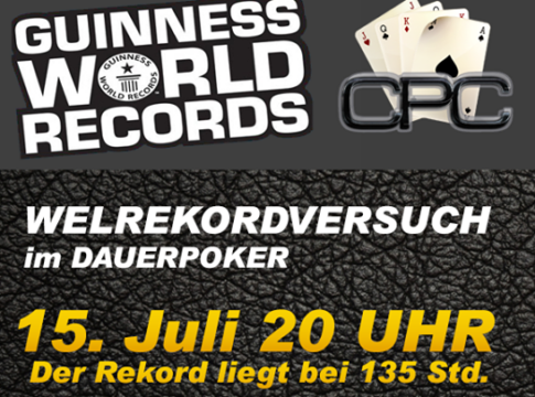 Heute Weltrekordversuch im Dauerpoker