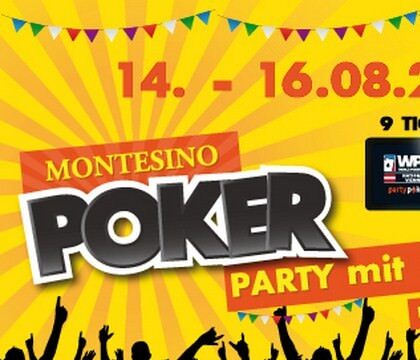 Die Montesino Poker Party vom 14. bis zum 16. August