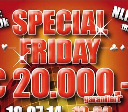 Der Special Friday mit garantierten €20.000 heute im Montesino