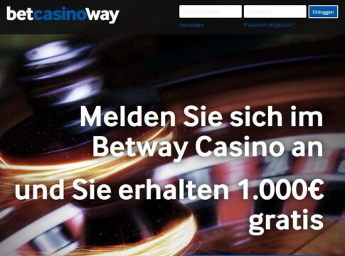 Betway Casino – Willkommensbonus bis zu €1.000!