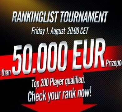 Über 50.000 Euro Preispool beim King’s Rankinglist Tournament am kommenden Freitag!