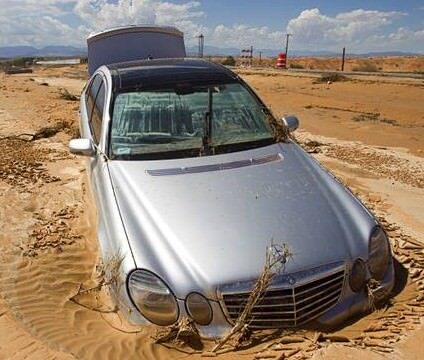 Land unter in Las Vegas