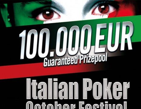 Italian Poker October Festival im King’s Casino – 100.000 Euro garantiert im Main Event – Mittwoch Opening Event um 20 Uhr!