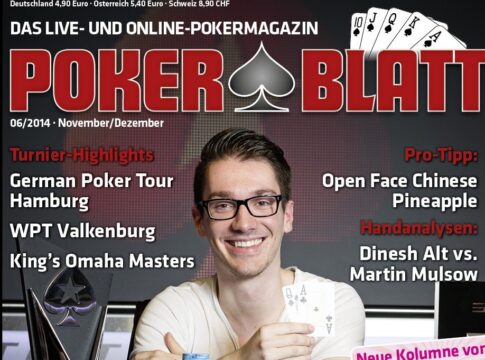 Neue PokerBlatt-Ausgabe November/Dezember ab 31. Oktober 2014 im Handel!