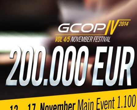 GCOP November Festival im King’s: Beim Super Satellite sind morgen zehn Seats für das 200k GTD Main Event garantiert!