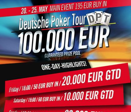 Heute im King’s: DPT Main Event Tag 1b & €20.000 GTD beim Shark Poker Side-Event