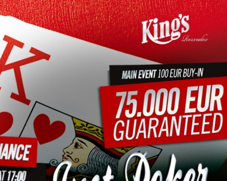 King’s Super Samstag – Letzte Chance auf €75.000 GTD beim „Just Poker“ Main-Event für nur €100 Buy-In