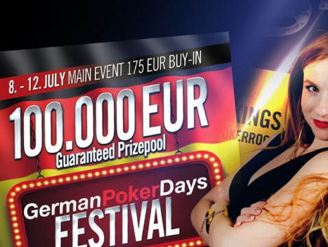 Das King’s Poker Highlight im Juli – German Poker Days Festival mit €100.000 garantiert