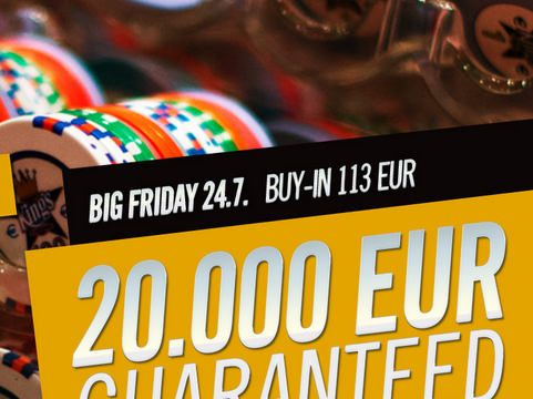 King’s Freitag – €20.000 garantiert bei „King’s Big Friday Deepstack“