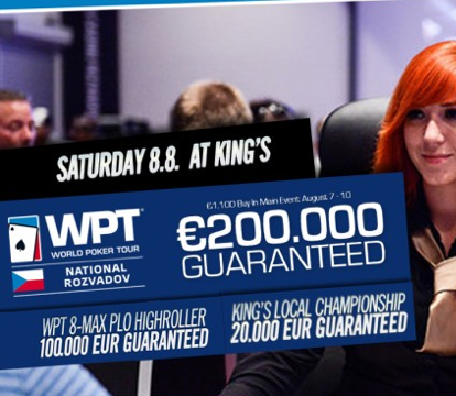 King’s Mega Samstag – WPT Main-Event – PLO Highroller & King’s Local Championship! Es geht um €320.000