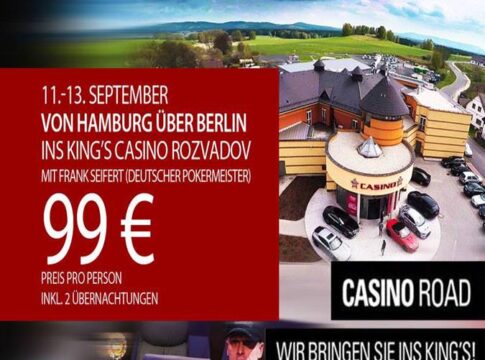 Casino-Road.de – Mega Schnäppchen – King’s Casino – Für nur €99 Anreise und 2 Übernachtungen vom 11.- 13. September !!!