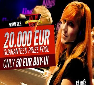 Schnäppchen Freitag im King’s – Für nur €50 gibt es Poker-Action vom Feinsten und €20.000 sind garantiert!!!