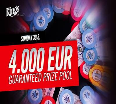 Sonntag im King’s – Für €50 um mindestens €4.000 bei „Sunday 50 THNL“ spielen!!!
