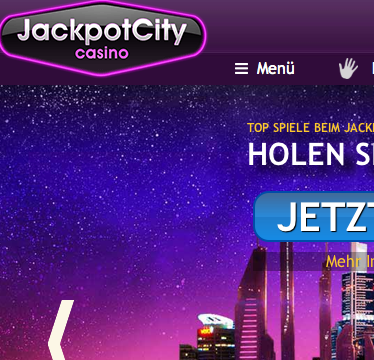Bis zu €1.600 Willkommensbonus bei JackpotCity Casino