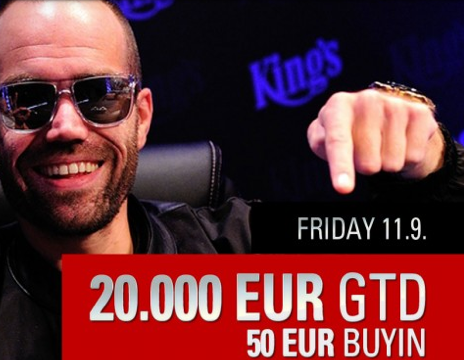 King’s One Day Tournament – Am Freitag geht es um unglaubliche €20.000 für nur €50 Einsatz