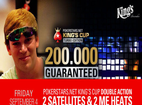 King’s Turbo Freitag – Für €330 um €200.000 Gtd beim PKC Main-Event am Tag 1b oder 1c spielen + 2 Satellites und 2 Side-Events!!! –