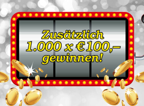 Casinos Austria bringt am 10.10. 1.000 x 100 Euro zusätzlich