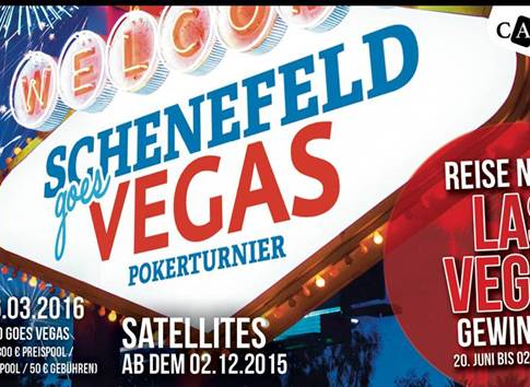 Mit dem Casino Schenefeld zur WSOP 2016 nach Las Vegas & DPM Satellite im Dezember!
