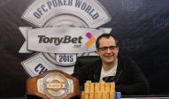 071215 Winner TonyBet High Roller €10.000 World Championship Maxim Panyak