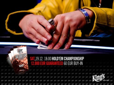 HPC Main Event 100.000€ GTD im King’s Casino. Heute um 12 Uhr Starttag 1C & 16 Uhr 1D – Das King’s Hold’em Championship 12.000€ GTD startet um 18 Uhr!