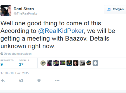 Spielerstreik auf PokerStars – Dani Stern trifft David Baazov