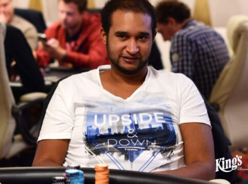 Ismael Bojang im Finale beim LAPT Bahamas Main Event