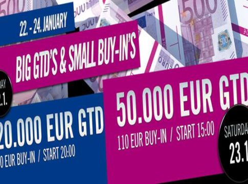 Donnerstag startet das „Big GTD’s & Small Buy-In’s“ Weekend im King’s mit €10.000 GTD! & die Turnier-Ergebnisse der letzten Tage!