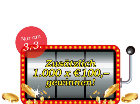 Am 3.3. ist Doppeltag bei den Casinos Austria