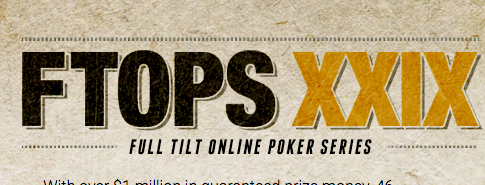 FullTilt Poker garantiert $1.000.000 Preisgeld bei neuer FTOPS XXIX Serie