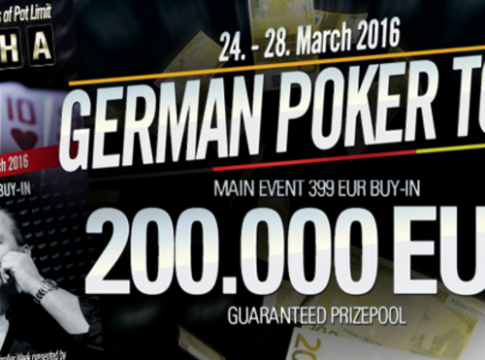 German Poker Tour & European Masters of Pot Limit Omaha vom 24. – 28. März im King´s
