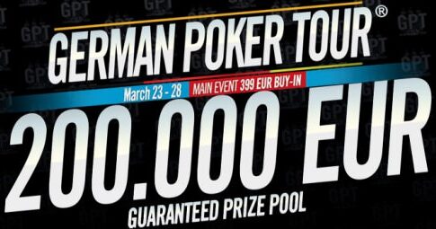 German Poker Tour vom 24.03 – 28.03 im King’s Casino – 200.000€ Preispool bei nur 399€ Buy-In