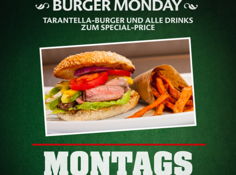 Jeden Montag „Burger Monday“ in der Spielbank Hamburg/Casino Esplanade!
