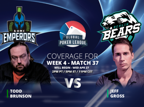Global Poker League – Jeff Gross holt neun Punkte für die Berlin Bears